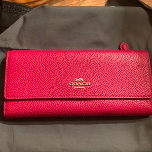 Coach leather wallet